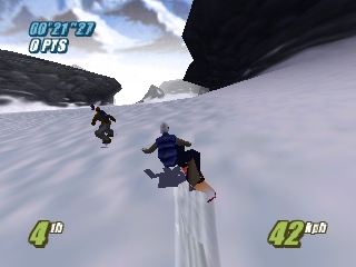 Twisted Edge - Extreme Snowboarding (Europe) In game screenshot